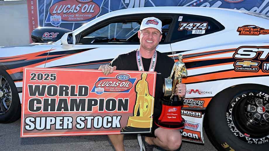 Justin Lamb’s Historic Sonoma Win Charges Him Toward Allstars Race 3 Justin Lamb competes in NHRA Sportsman action