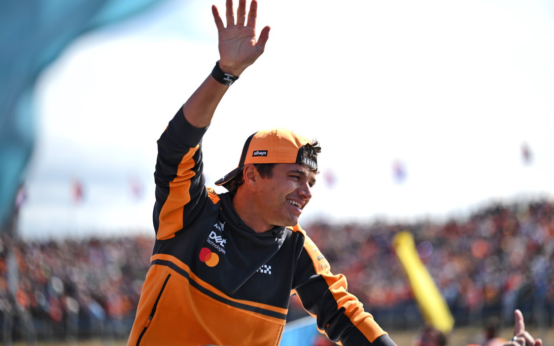 Lando Norris Breaks Silence with Rare Admission After Harsh Self-Criticism 2 Lando Norris celebrates Dutch Grand Prix victory at Zandvoort