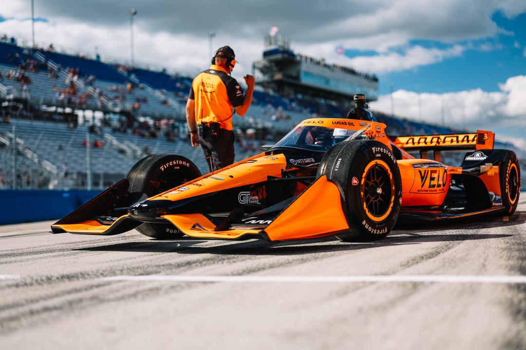 Christian Lundgaard Impresses with Breakthrough Oval Racing Skills 2 Christian Lundgaard races the Arrow McLaren No. 7 at the Milwaukee Mile