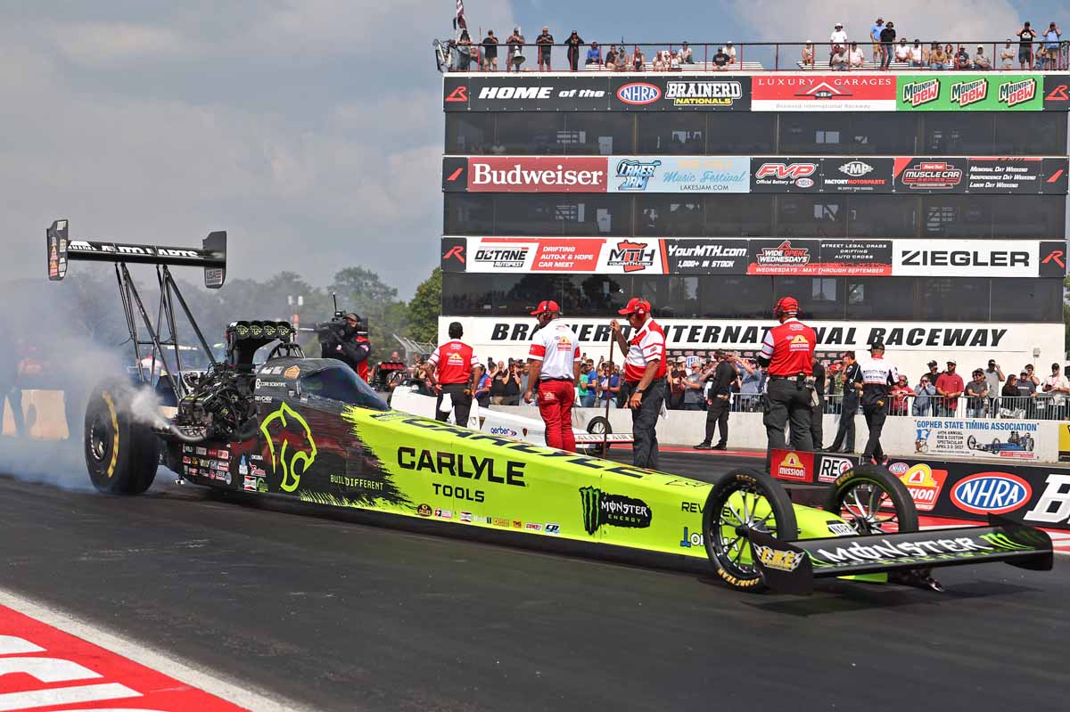 Maddi Gordon Battles Into Second Career Final at NHRA Brainerd Nationals 2 Maddi Gordon accelerates during NHRA Brainerd Nationals Top Fuel action
