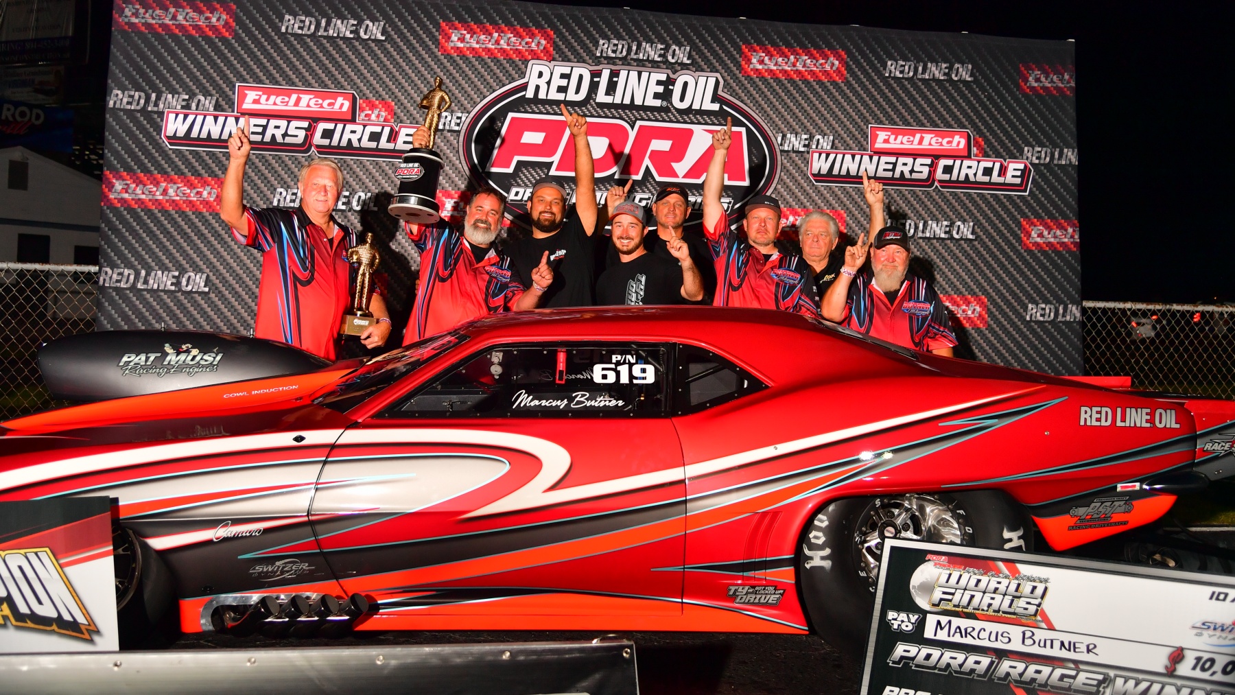 Marcus Butner Claims First 2026 Nitrous Win at PDRA Thunder Valley, Eyes Points Title 3 Marcus Butner and team following a Pro Nitrous victory