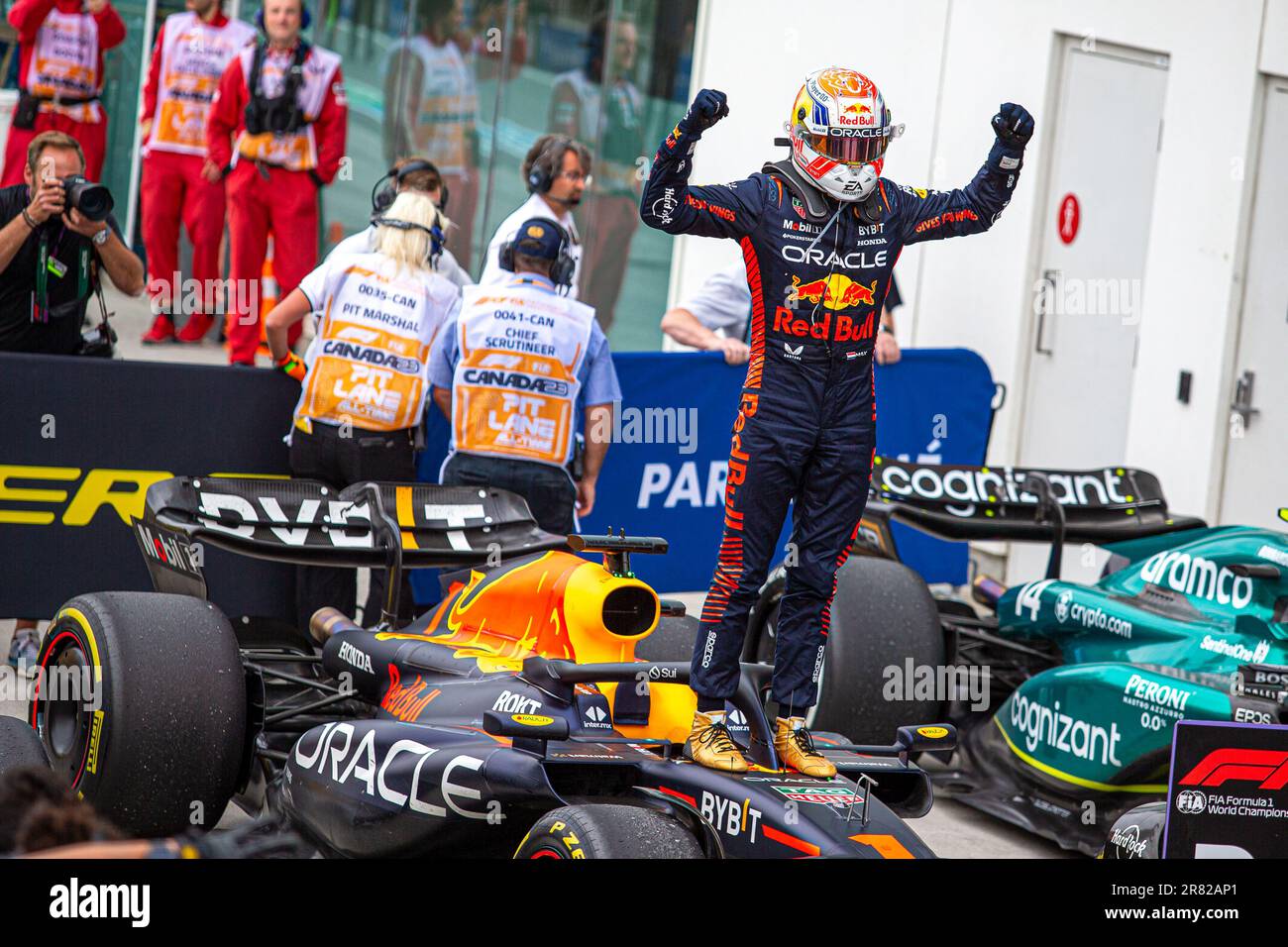 Max Verstappen Celebrated After Historic Win: 'One Person to Thank' 2 Max Verstappen celebrates a victory during his F1 campaign