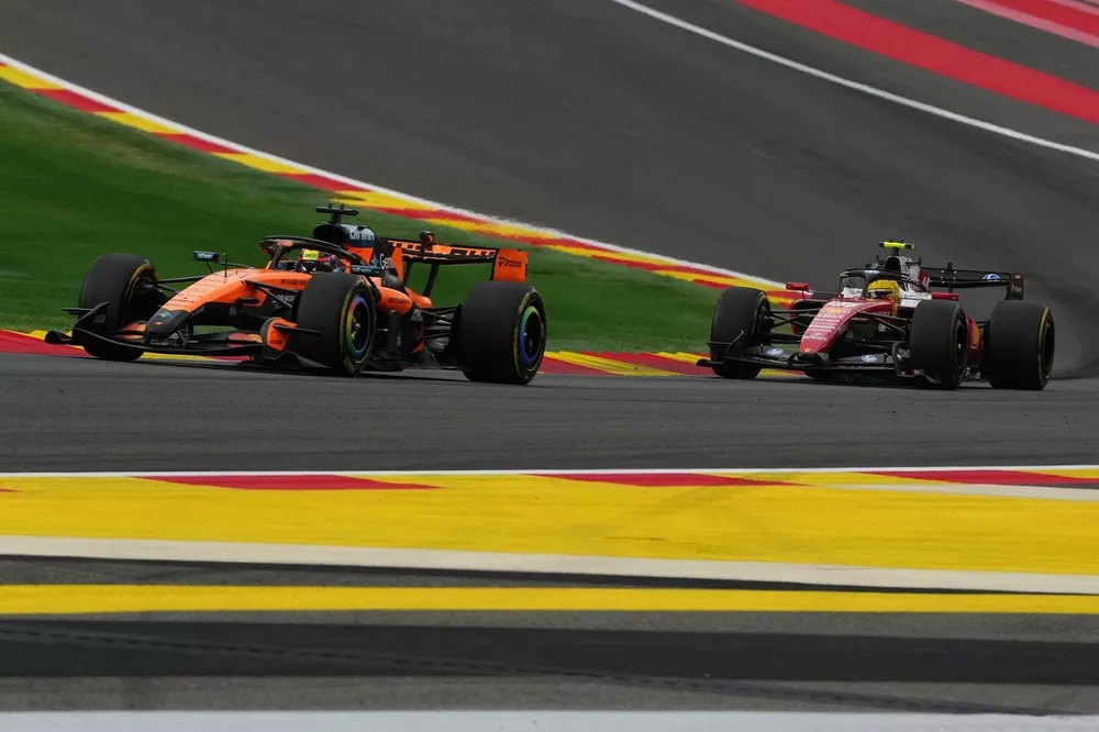 Ferrari Launches Bold Upgrade Surge as Fight Back Intensifies 3 McLaren MCL40 undergoing aerodynamic updates at Zandvoort