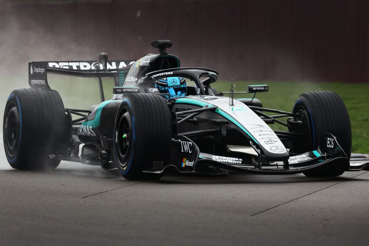 Mercedes Issues Strong Warning in Intense F1 Title Battle 3 Mercedes clocking early mileage under the 2026 F1 regulations