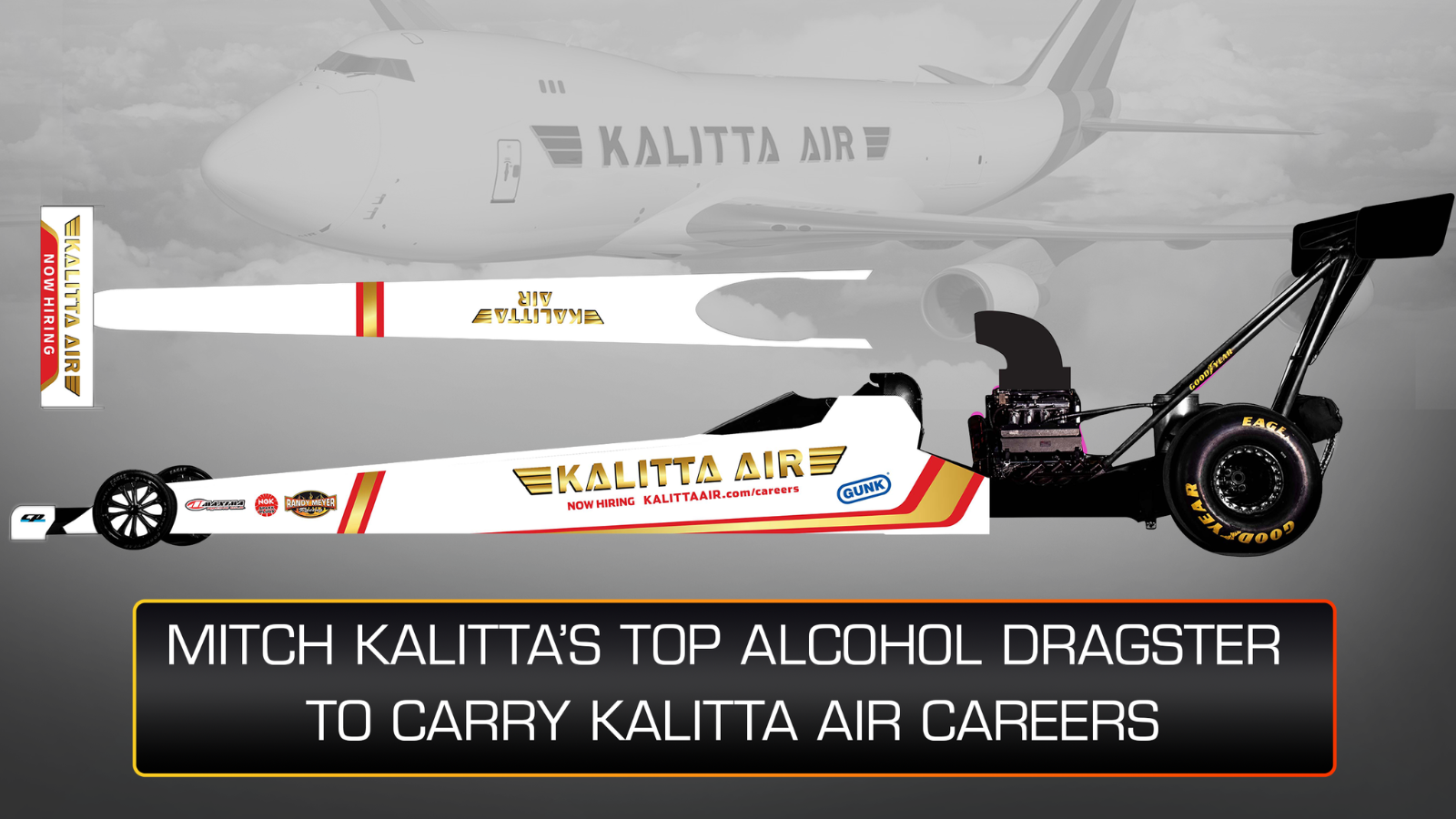 Mitch Kalitta’s Top Alcohol Dragster Drives Kalitta Air Careers at NHRA Brainerd Debut 3 Kalitta Air Careers livery featured on Mitch Kalitta’s Top Alcohol Dragster