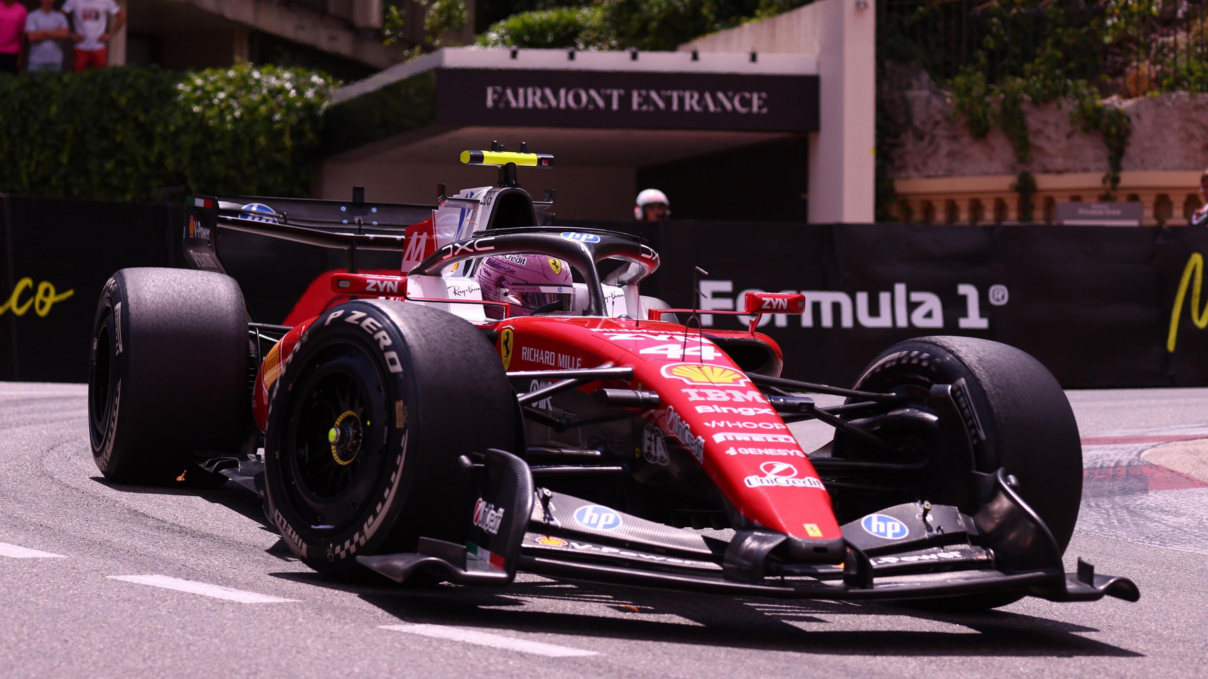 Charles Leclerc Deemed 'Lost' as Lewis Hamilton Surges Ahead 2 Lewis Hamilton leads Charles Leclerc during Monaco Grand Prix weekend