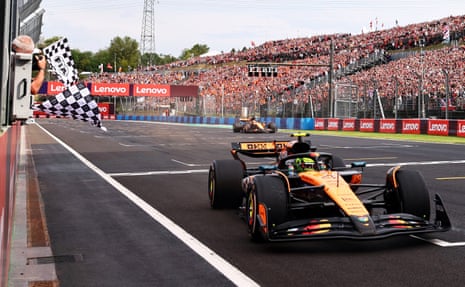 McLaren Clinches Decisive F1 Title Boost After Hungarian GP Win 3 Lando Norris battles teammate Oscar Piastri en route to Hungarian GP win
