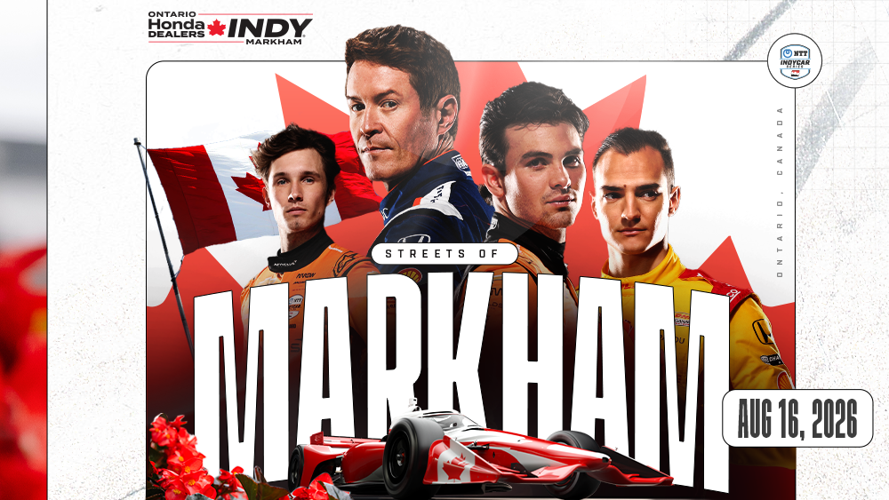 Exciting New Markham Race Fuels Canadian INDYCAR Speed Legacy 3 Ticket sales graphic for the Ontario Honda Dealers Indy at Markham