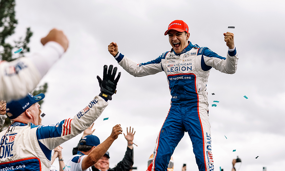 Alex Palou Dominates Portland to Edge Toward Fifth Championship 2 Alex Palou celebrates a decisive Portland victory for Chip Ganassi Racing