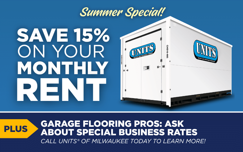 Exclusive (De)Livery Event Lights Up Milwaukee 2 Portable storage units in Milwaukee