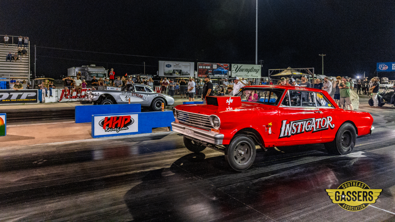 The Farm Delivers Huge Win for SEGA at G-Force Racing Nationals 2 SEGA gassers launching at Farmington Dragway during the Nationals event