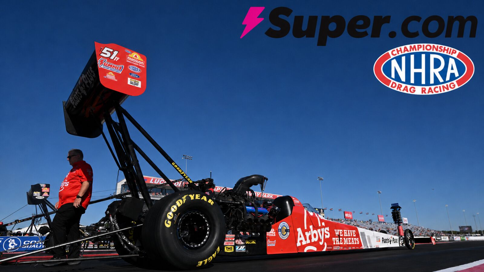Super.com Officially Becomes NHRA’s Exclusive Discount App 2 Super.com named Official Discount App of NHRA announcement graphic