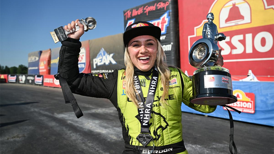 Maddi Gordon Battles Into Second Career Final at NHRA Brainerd Nationals 3 Maddi Gordon celebrates recent Top Fuel success heading to the U.S. Nationals