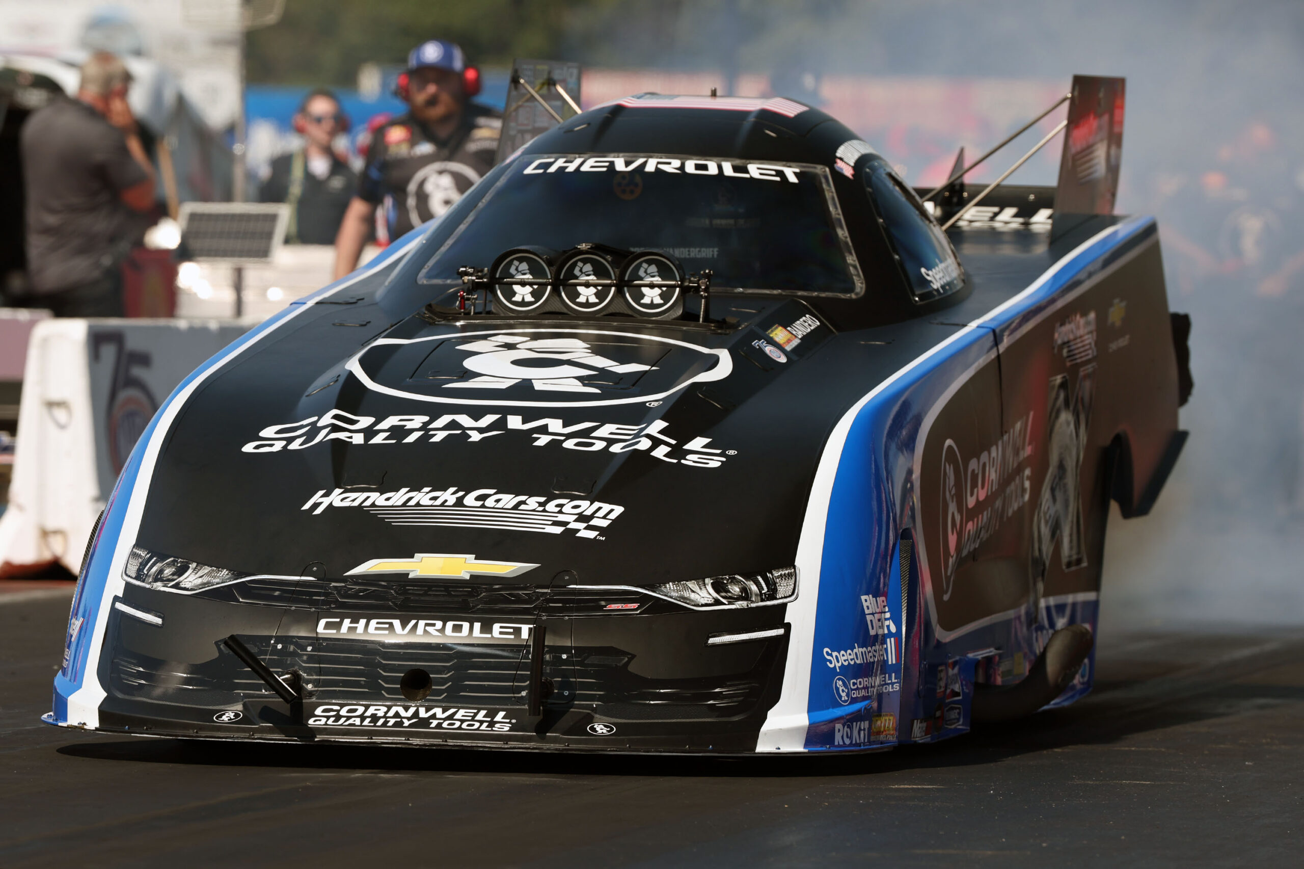 Vandergriff Rises to Second in Funny Car Points with NHRA Brainerd Runner-Up Finish 2 Jordan Vandergriff in the Cornwell Tools Chevrolet SS Funny Car at Brainerd Nationals