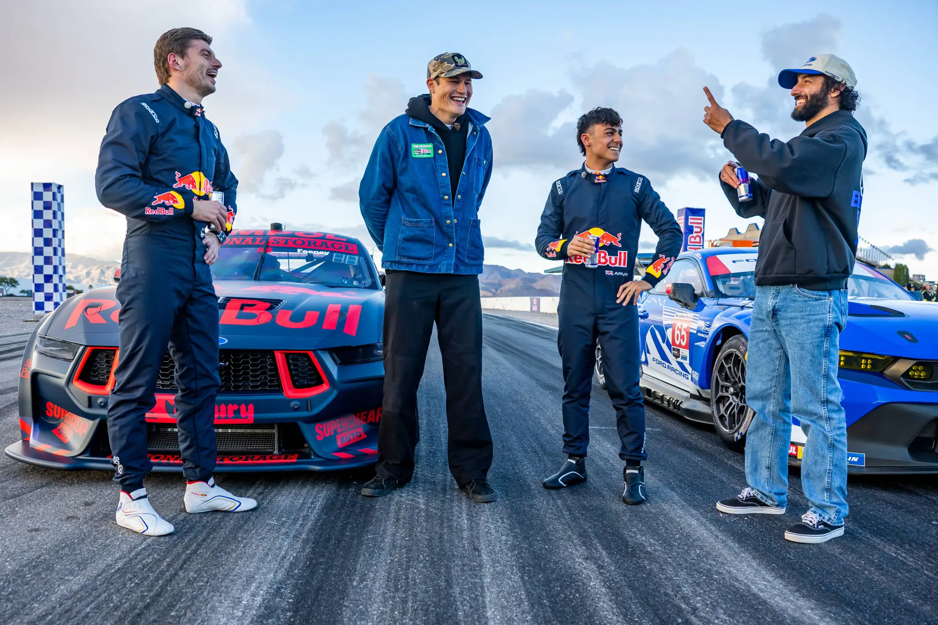 Red Bull’s Strong Chemistry Powers Mekies and Verstappen Rebuild 2 Max Verstappen and Daniel Ricciardo during a paddock moment