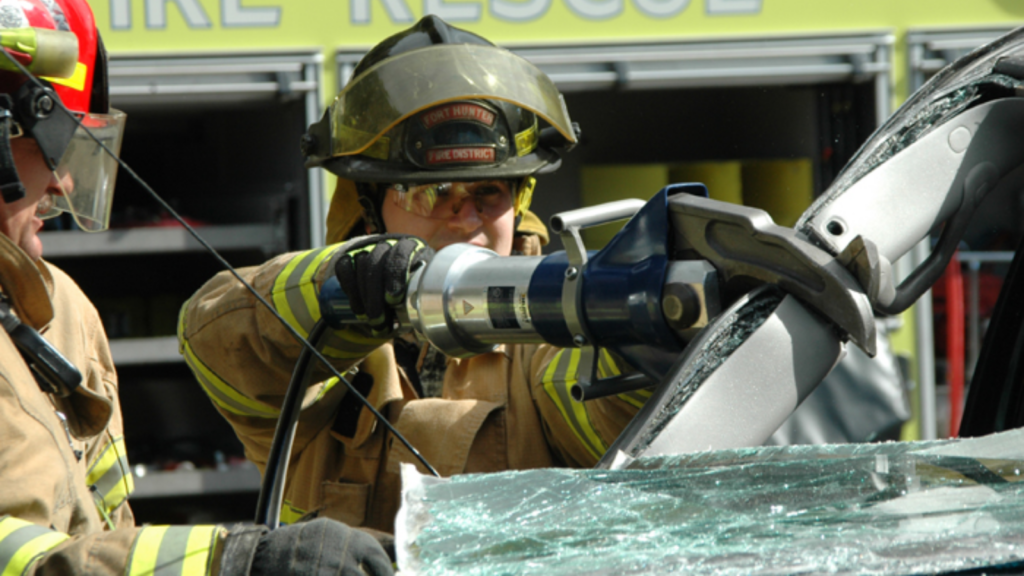 Race Car Emergency Rescue Demo Unites First Responders at Toronto Motorsports Park 2 Staged race car emergency extrication demonstration at Toronto Motorsports Park, Cayuga