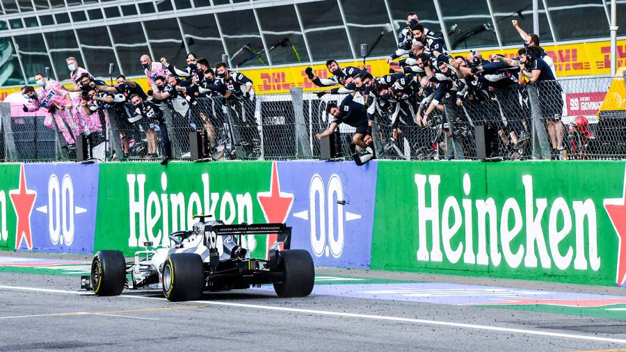 Pierre Gasly Stuns Fans with Shocking Pole at Monza 2 Pierre Gasly celebrates Alpine's first pole position at Monza
