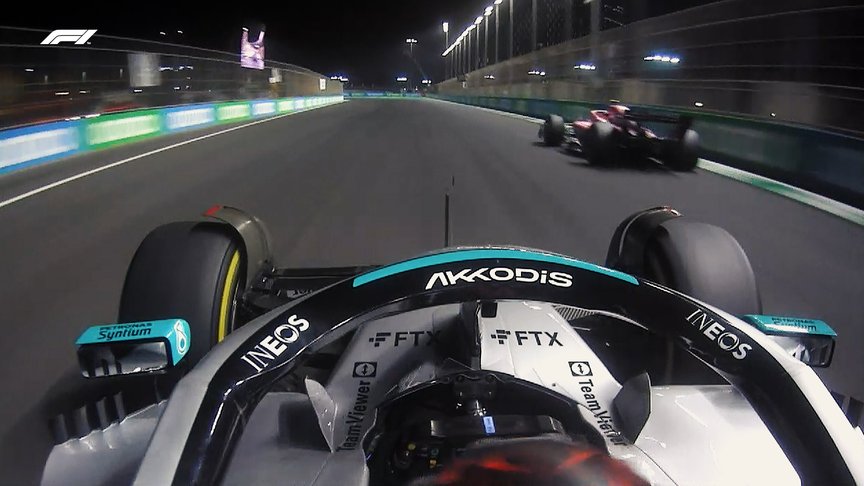 How George Russell Took the Lead from Ocon at Mercedes 2 George Russell overtakes Esteban Ocon for P5 at the 2022 Saudi Arabian Grand Prix
