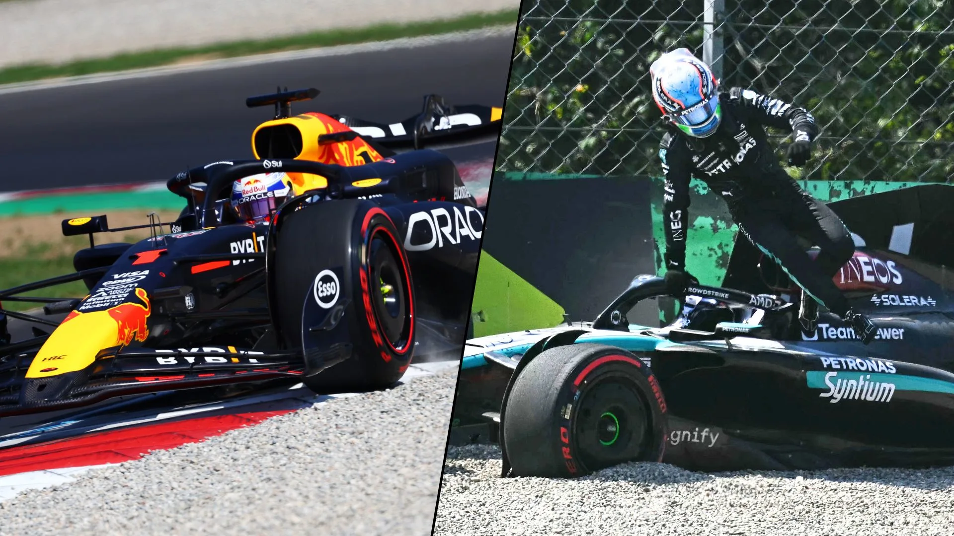 Charles Leclerc's Massive Crash Triggers Red Flag at Italian GP 3 Max Verstappen during Italian Grand Prix practice at Monza