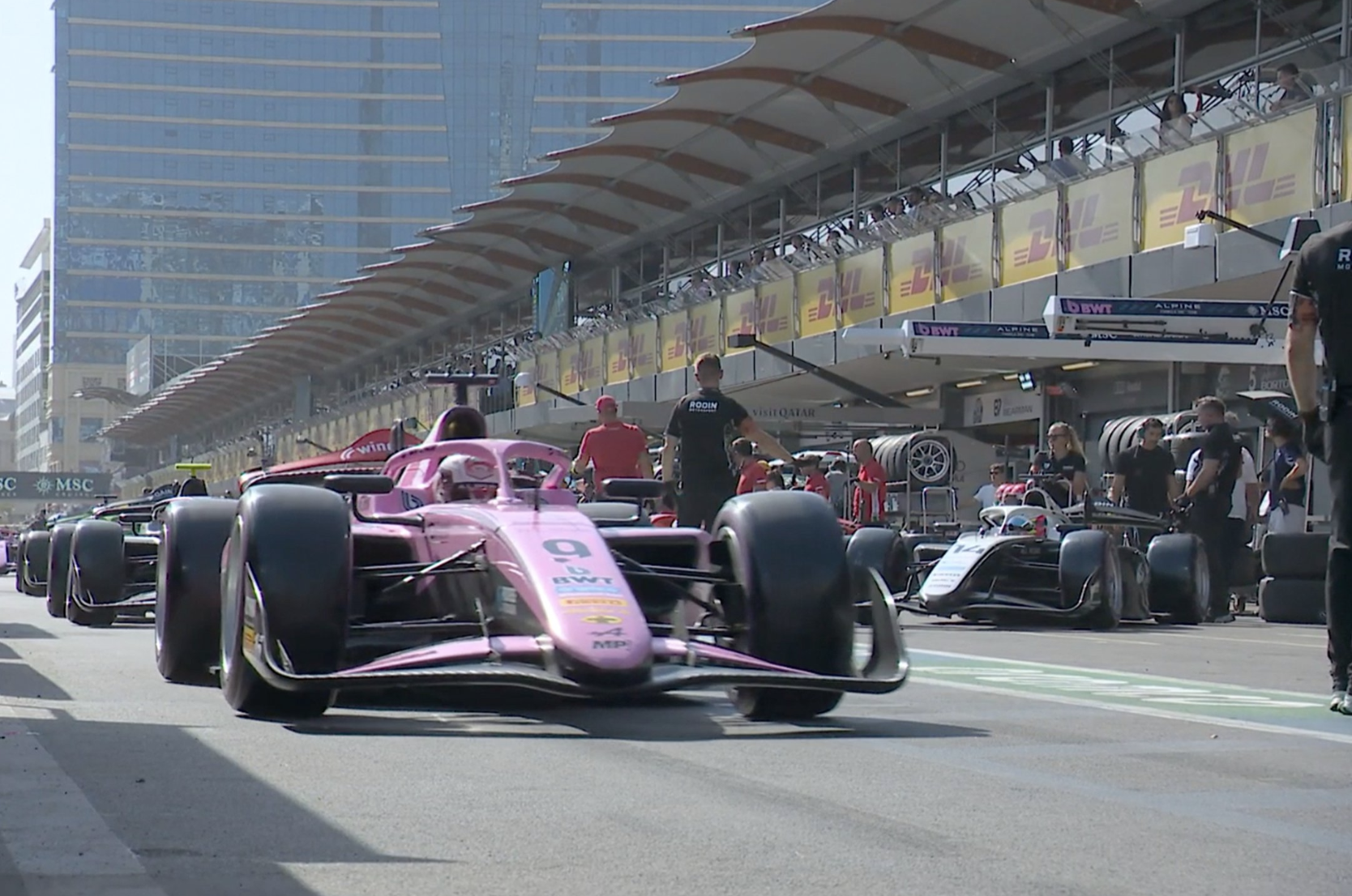 2026 Azerbaijan Grand Prix F2 Baku Sprint Race Final Results 3 F2 analysis graphic from the Azerbaijan GP weekend