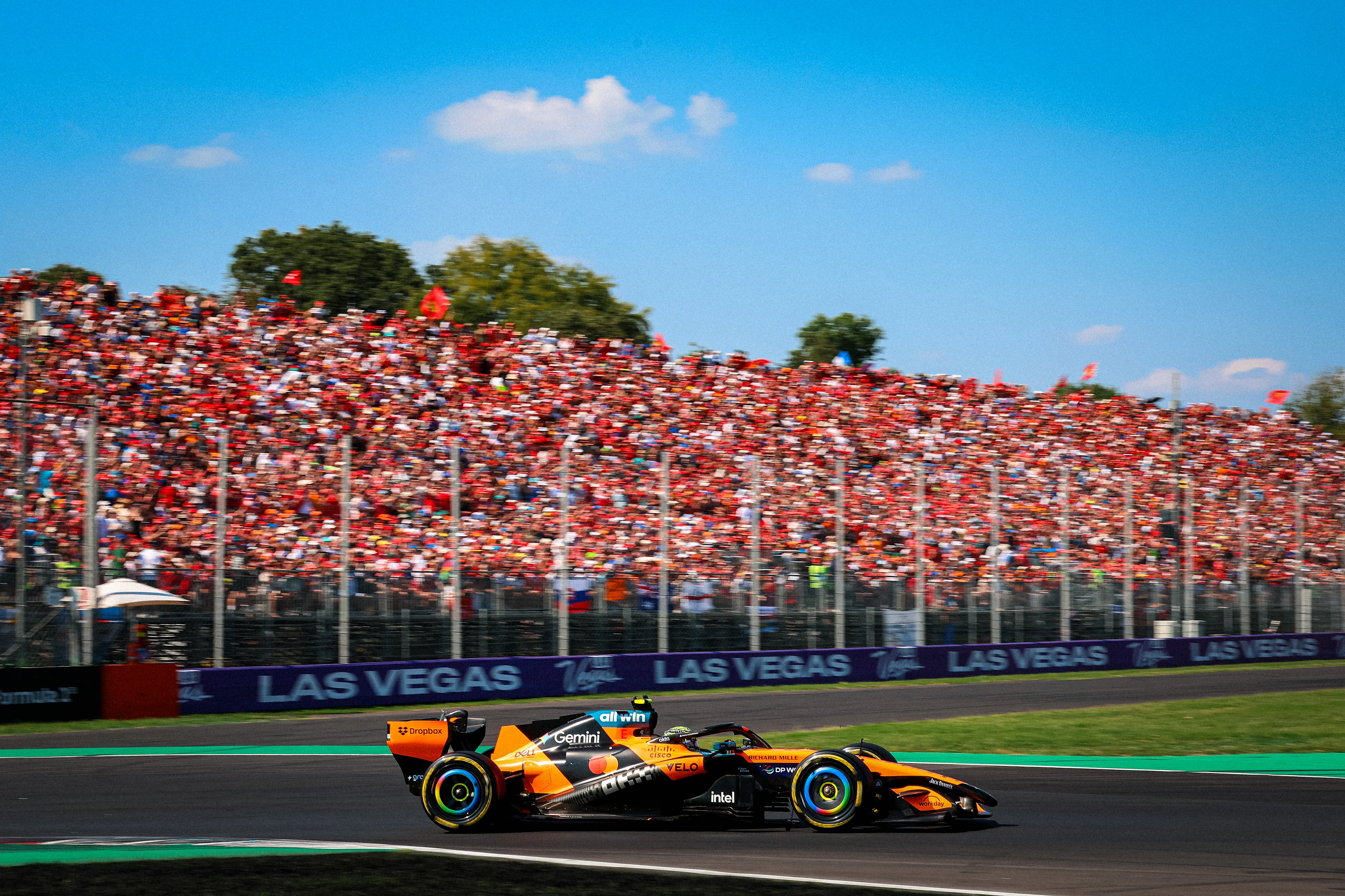 Mekies Reveals Intense Moments from Red Bull’s Italian GP Battle 2 Max Verstappen battles the Mercedes pair during the 2026 Italian Grand Prix at Monza