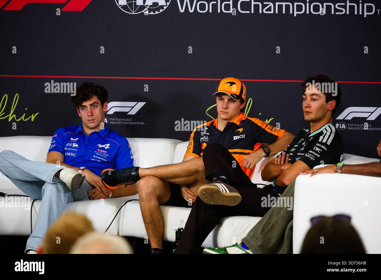 Oscar Piastri Declares ‘No Hope’ in George Russell Crash Drama 2 Franco Colapinto with BWT Alpine F1 Team in the paddock