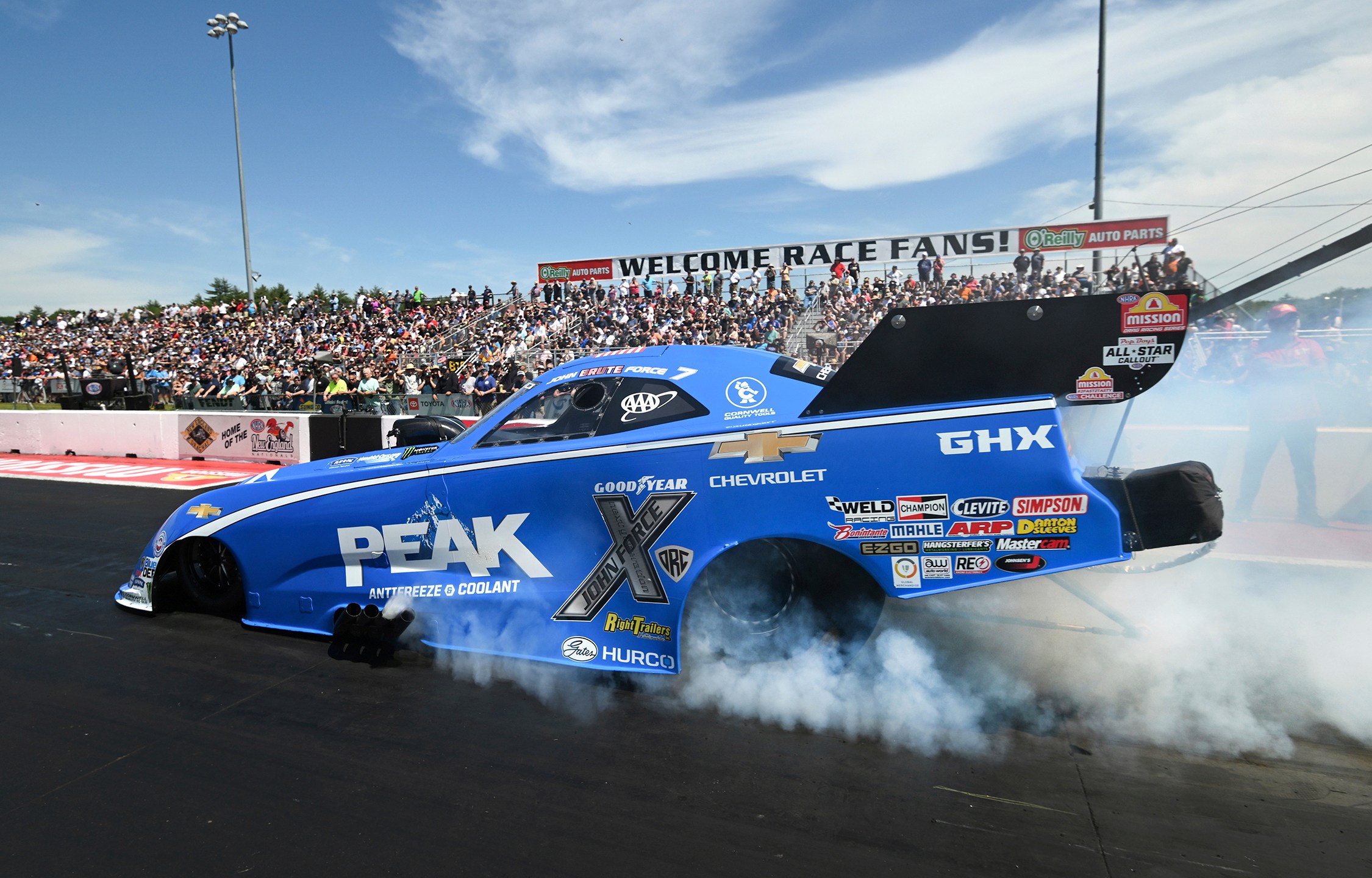 Action-Packed Sunday for John Force Racing at Inaugural NHRA Nationals 2 John Force Racing at Rockingham Dragway during NHRA Nationals at The Rock