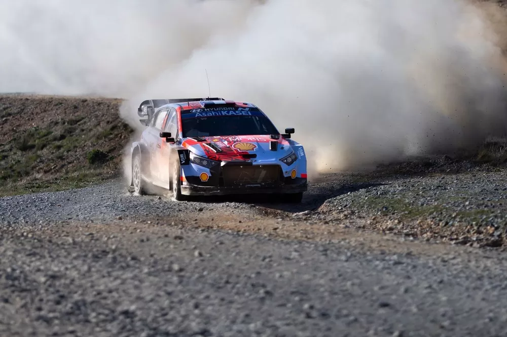 Adrien Fourmaux Set to Close WRC Rally1 Era with Passion 2 Adrien Fourmaux in the Hyundai i20 N Rally1 on Sardinia gravel