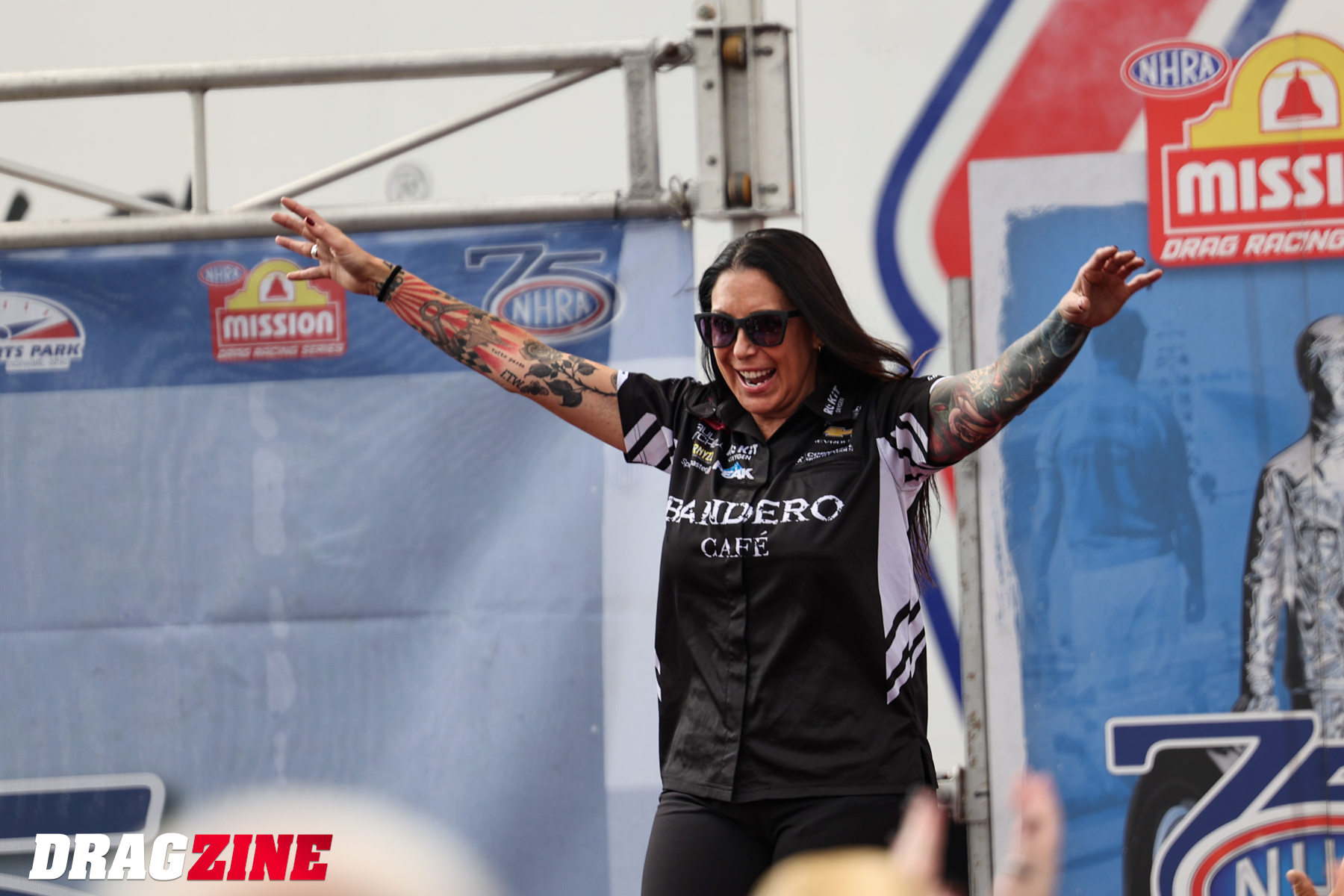 Alexis DeJoria Drives John Force’s Iconic Night Stalker at U.S. Nationals 2 Alexis DeJoria’s Night Stalker livery revealed ahead of the U.S. Nationals