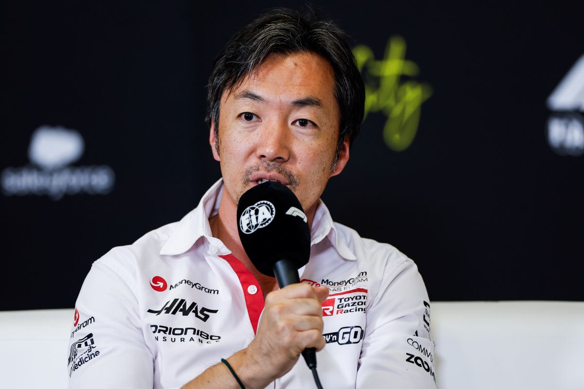 Komatsu to Decide on Driver Lineup Within Weeks 3 Haas team principal Ayao Komatsu during a press conference
