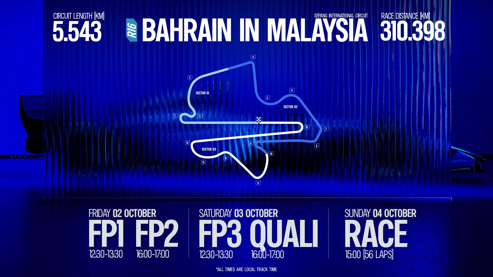 Experience the Bahrain Grand Prix: Full Sepang Circuit Hot Lap Thrill 3 Sepang Circuit preview ahead of the Bahrain Grand Prix