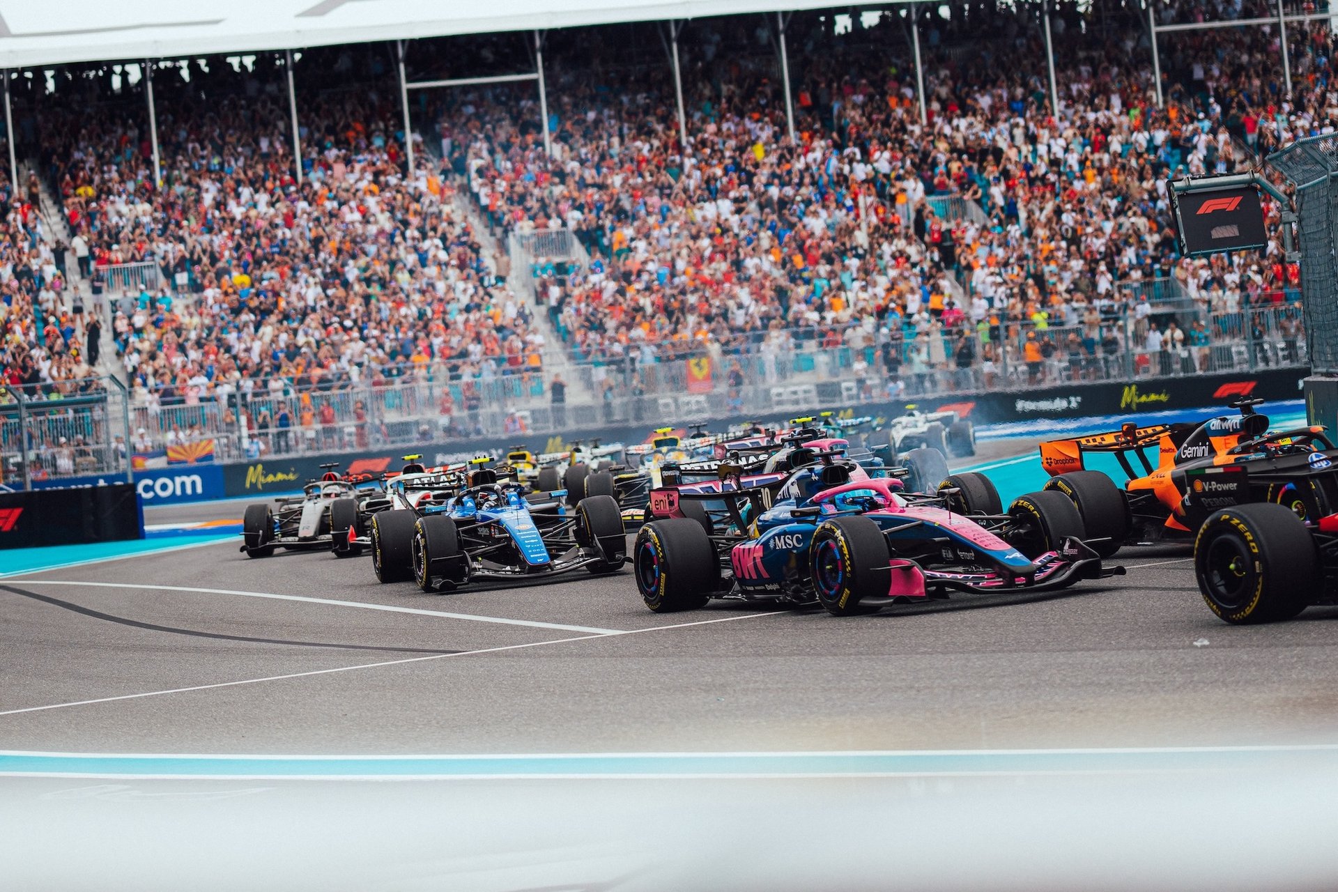 Alpine weighs decisive steps after Colapinto crash fallout 2 Alpine F1 drivers Franco Colapinto and Pierre Gasly in the garage