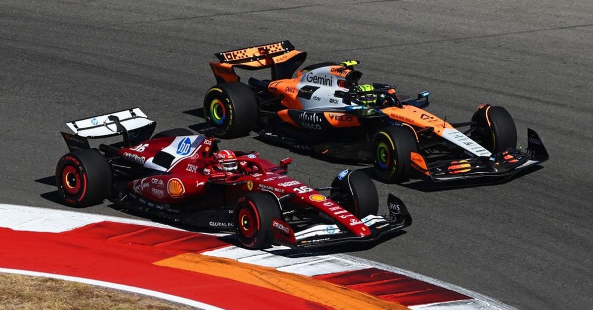 Lando Norris Sparks Alarm as McLaren’s Biggest Flaw Faces Harsh Spotlight 2 Telemetry comparison of Lando Norris and Charles Leclerc in Q3