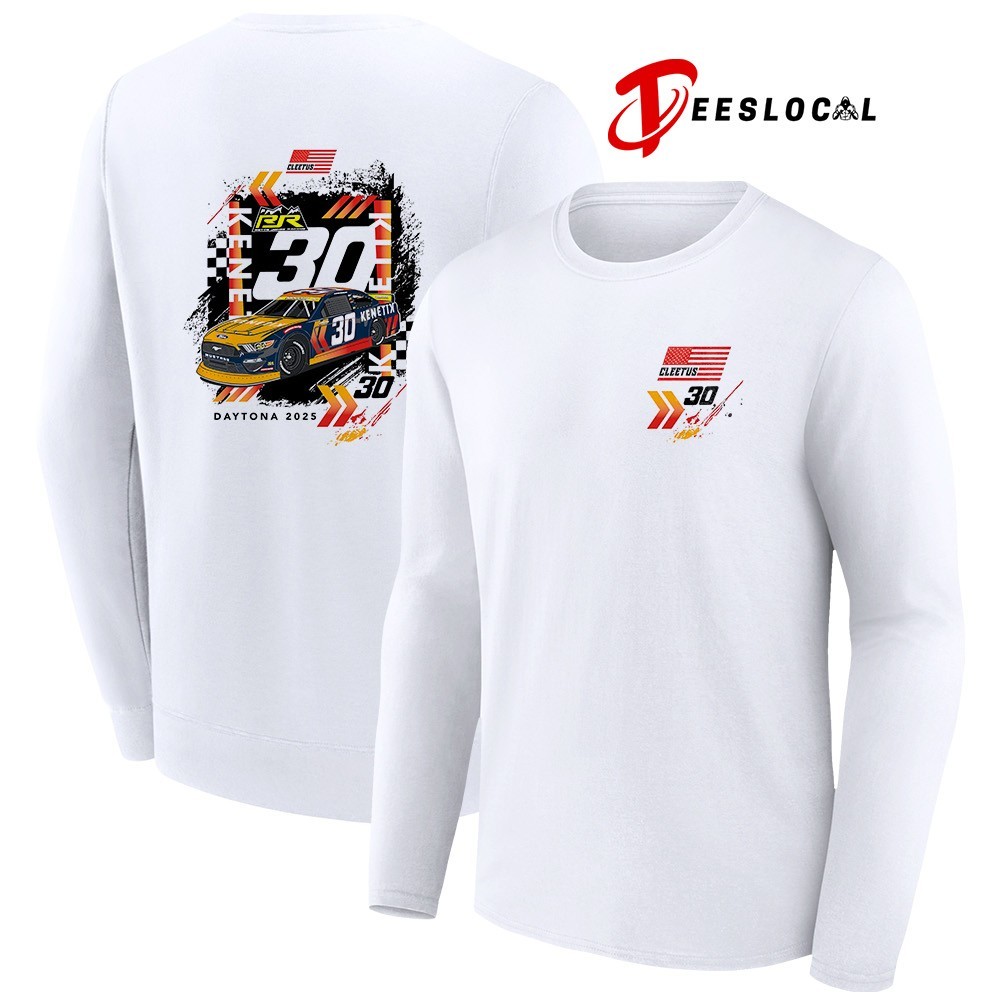 Cleetus McFarland Secures Greg Biffle’s 2004 NASCAR Cup Car for $47,000 3 Cleetus McFarland Kenetik NASCAR Daytona 2025 shirt and hoodie