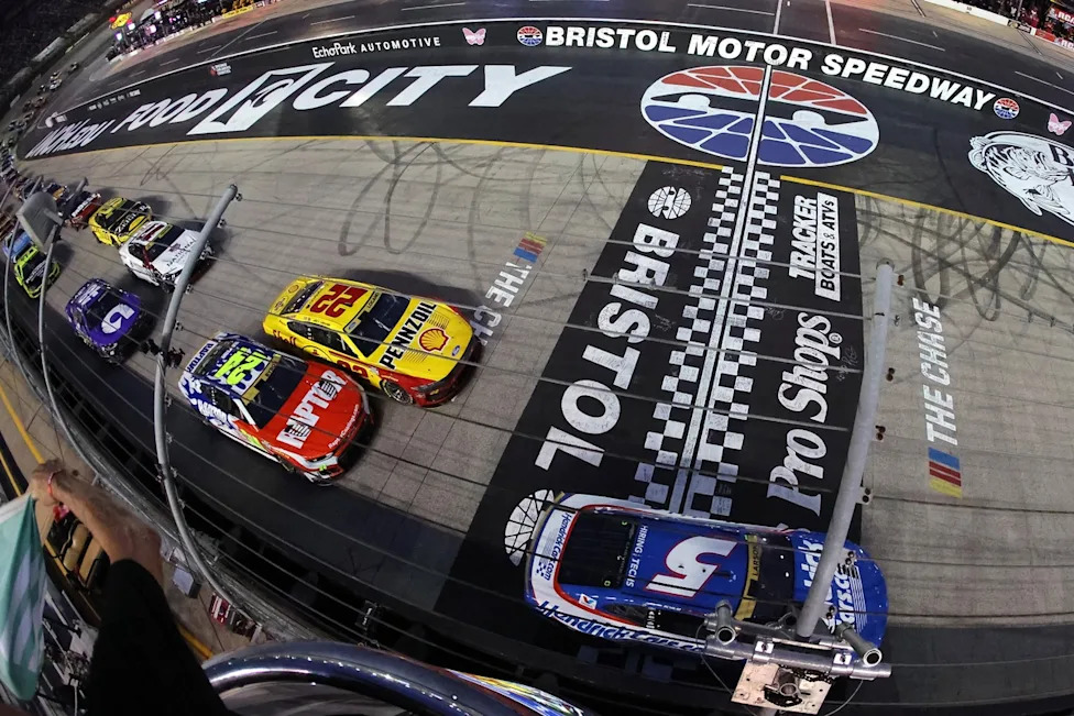 Full NASCAR Cup Points Standings After Thrilling 2026 Bristol Night Race 2 Kyle Larson takes the NASCAR points lead after the Bristol Night Race