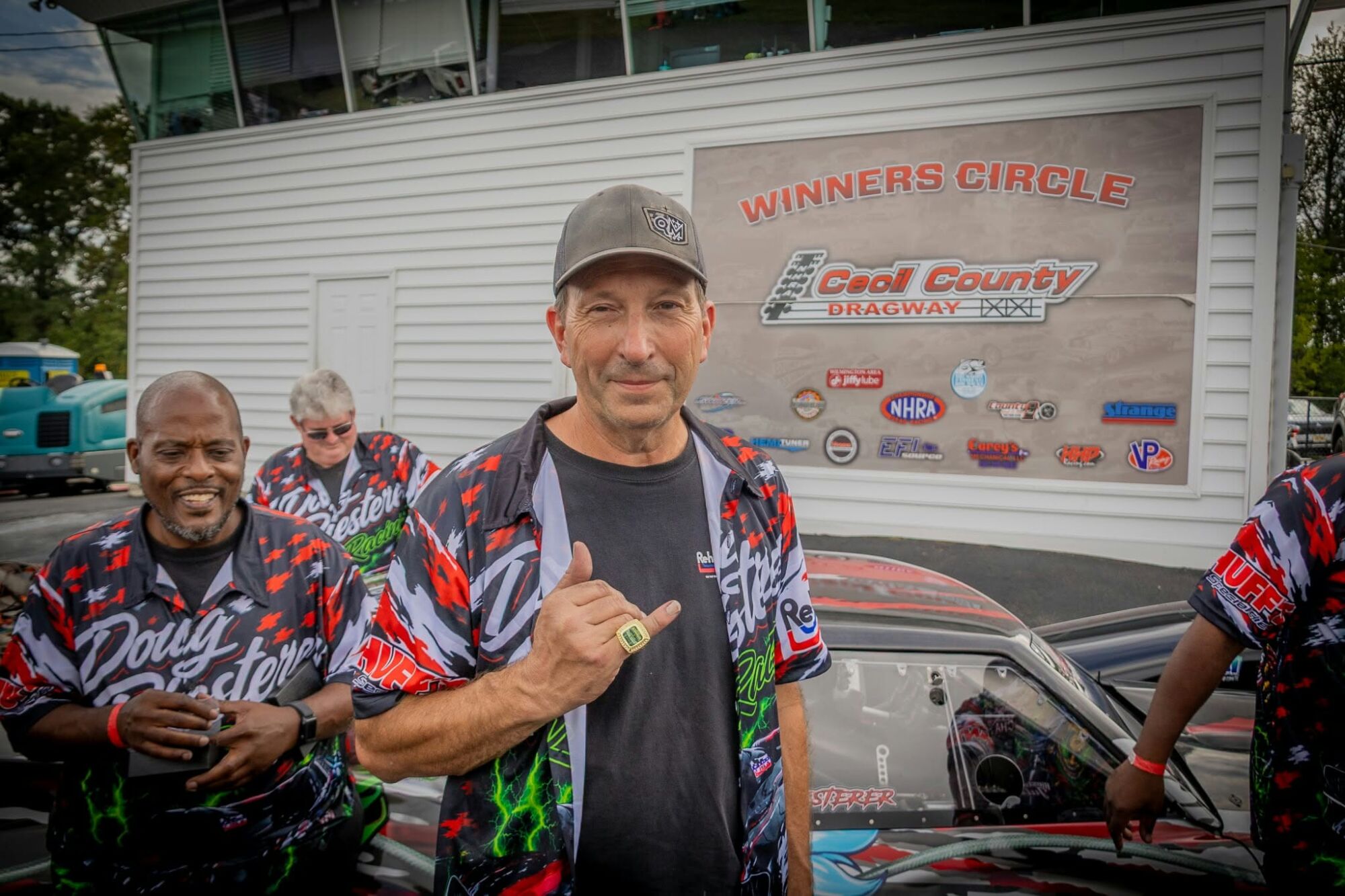Doug Reisterer Clinches $12,000 Victory at Extreme Doorslammers Finale 2 Doug Reisterer’s turbo Camaro during the Extreme Doorslammers finale at Cecil County Dragway