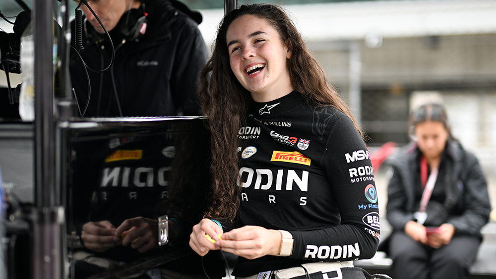 Jamie Chadwick Drives Sponsorship Boost to Propel Abbi Pulling’s Indy NXT Dream 3 Abbi Pulling during an Indy NXT test session