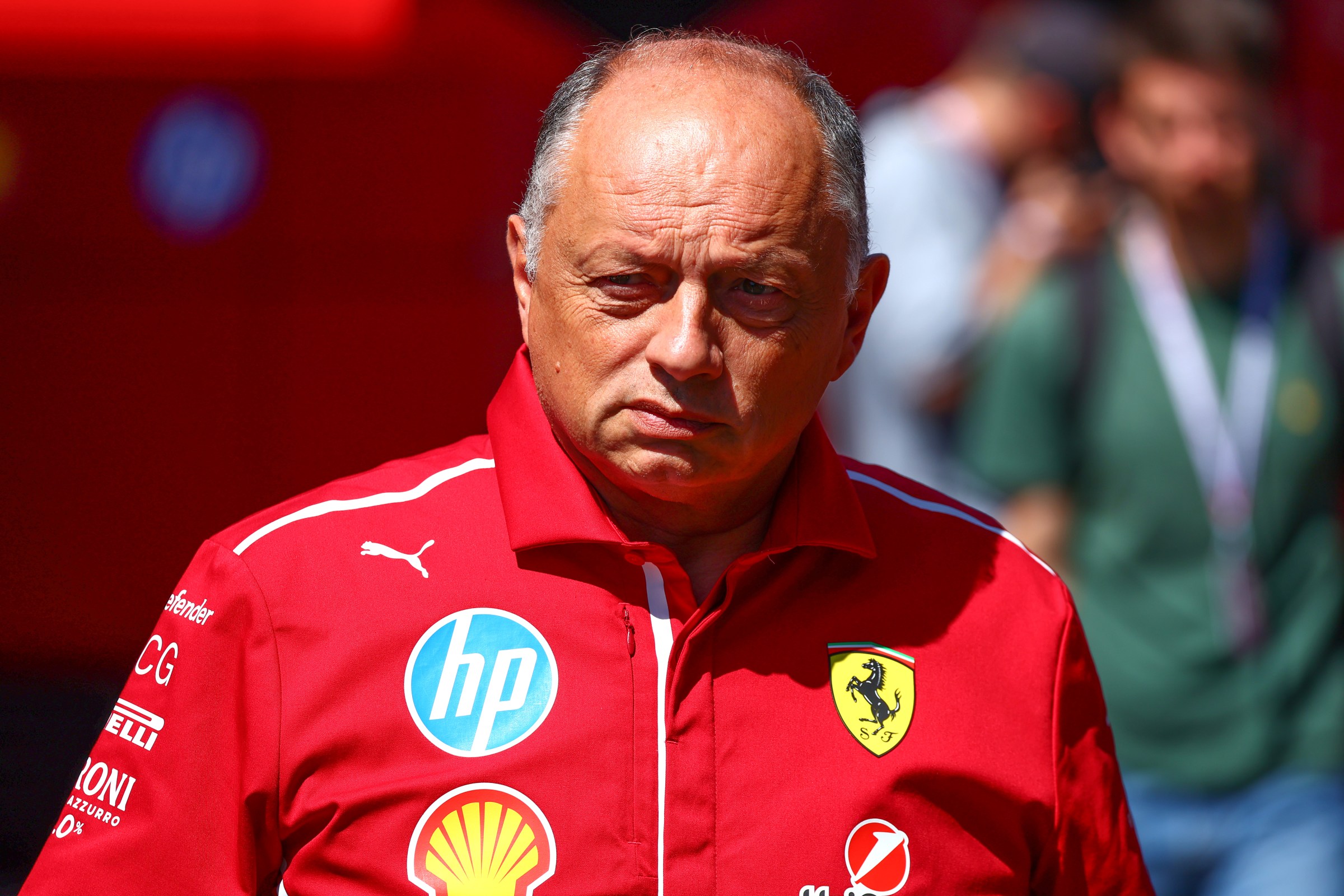 Fred Vasseur Breaks Silence on Ferrari Christian Horner Rumors 2 Fred Vasseur during Ferrari media duties amid leadership speculation