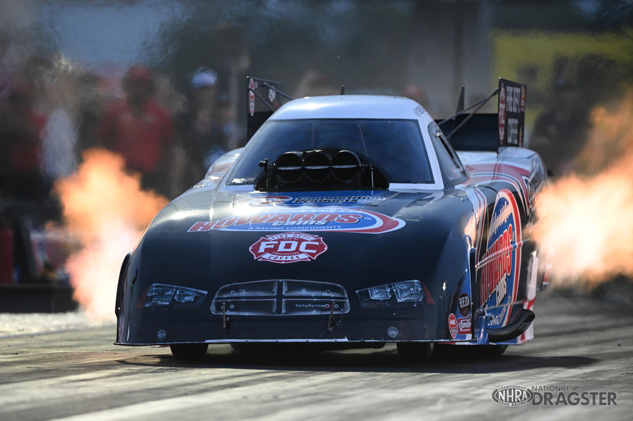 Funny Car’s Chris King Chases Indy Magic with Fresh Hot Rod at U.S. Nationals 3 Chris King’s crew prepares the Funny Car for qualifying at Indianapolis