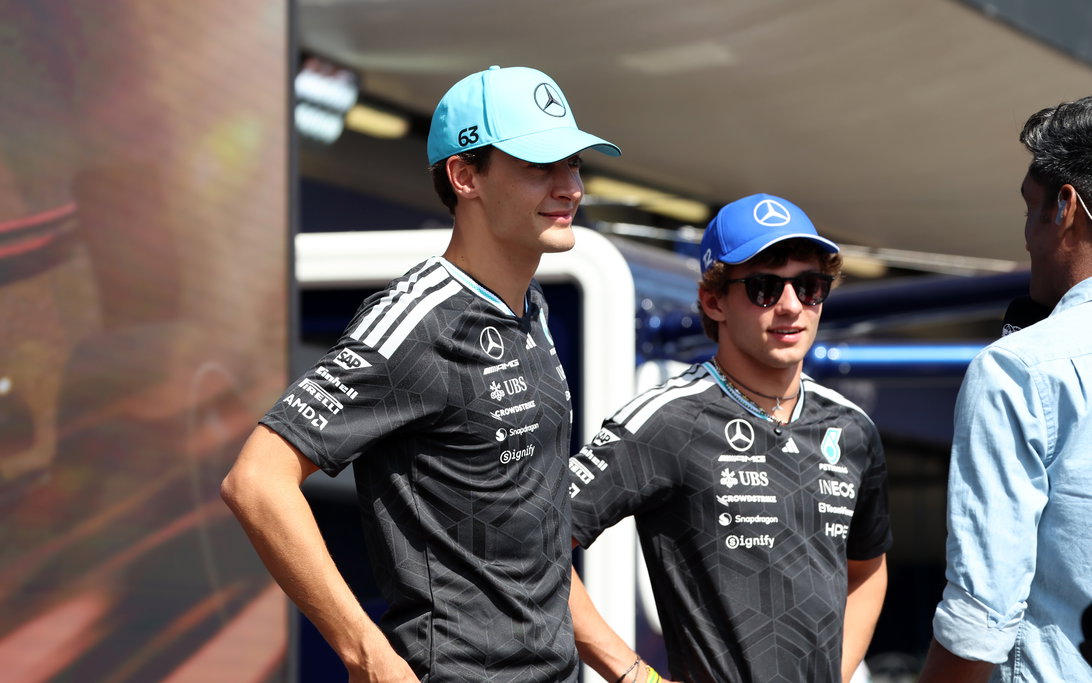 'Less Pressure on Me Than Him' – Russell Opens Up on Title Battle 2 George Russell discusses pressure on Kimi Antonelli after Baku