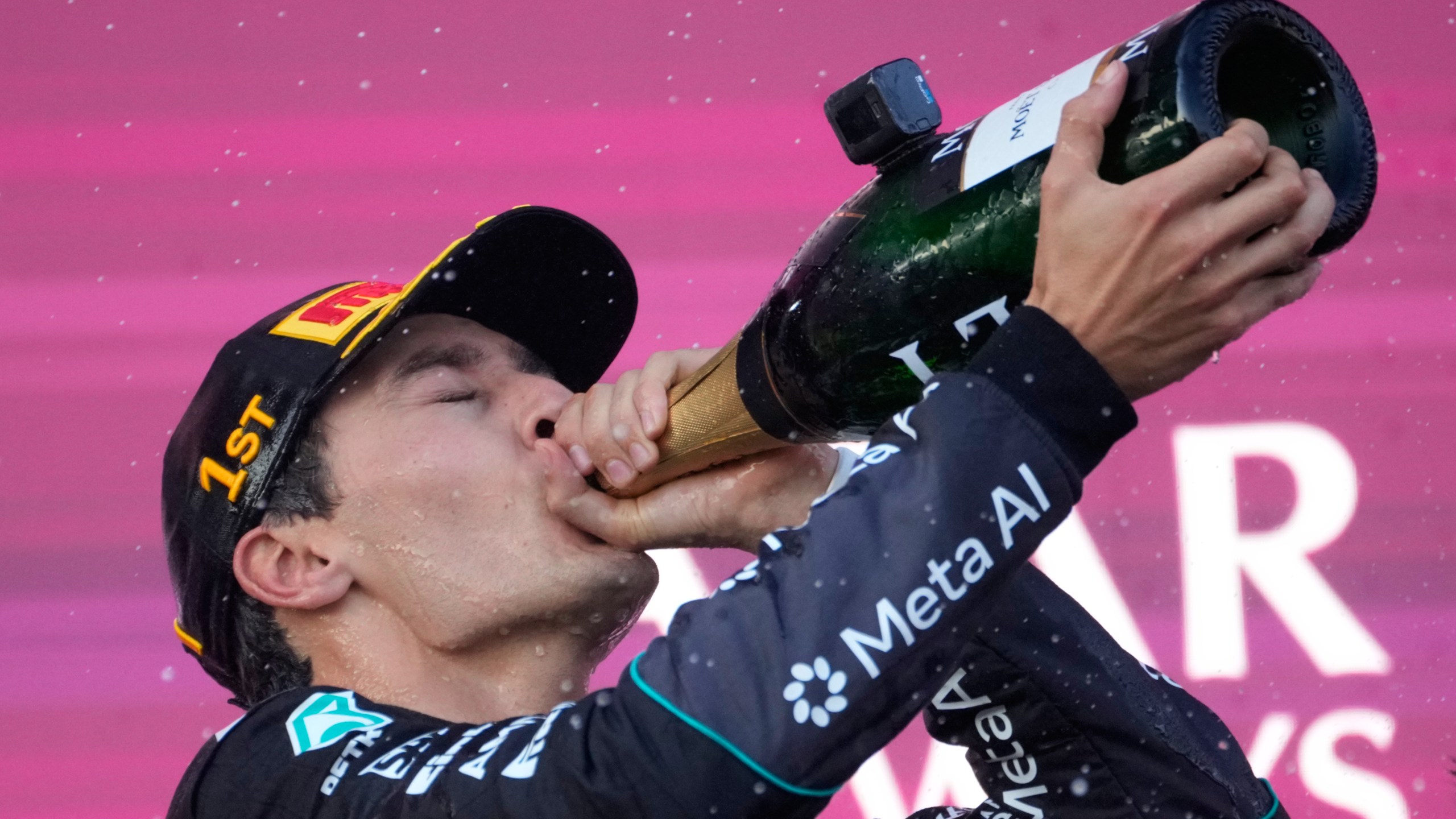 Max Verstappen Was a Nightmare for George Russell in Baku, Says Alex Brundle 3 George Russell narrowly beats Max Verstappen in a photo-finish at Baku
