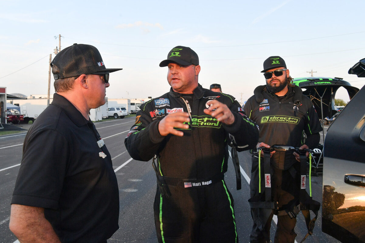 Matt Hagan Dominates Regular Season, Secures Runner-Up at U.S. Nationals 2 Matt Hagan and the Dodge//SRT Hellcat Funny Car during NHRA competition