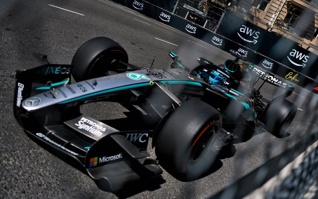 George Russell Dominates Baku with Stunning Race Masterclass 2 George Russell celebrates Baku pole after a dominant qualifying lap
