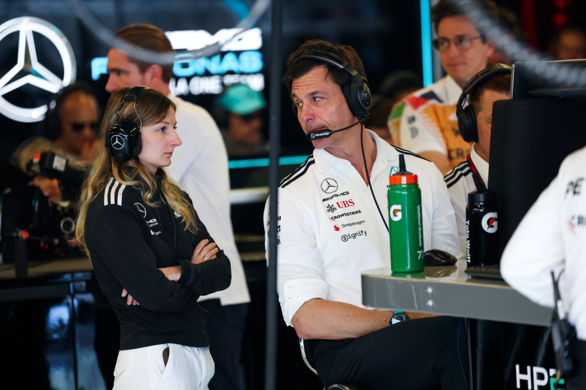 2025 F1 Academy Champ Doriane Pin Reveals Formula 1 Race Seat Timeline 2 Doriane Pin tests Mercedes W12 at Silverstone