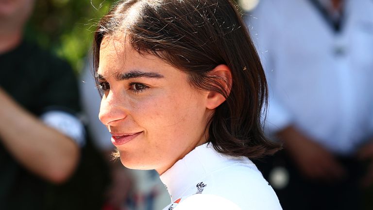 Chadwick Makes History as First Woman in 11 Years to Pilot Williams F1 Car 2 Jamie Chadwick tests a Williams F1 car at Portimao