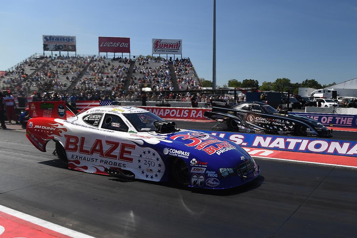Jim Dunn Honored with West Coast Stock Car Hall of Fame Induction 2 Jim Dunn Racing Funny Car on track