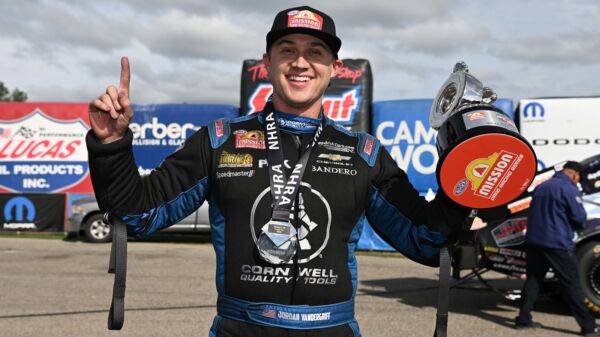 Jordan Vandergriff and Cornwell Tools Achieve Michigan Miracle in NHRA Great Lakes Nationals Win 2 Jordan Vandergriff and the Cornwell Tools Chevrolet SS Funny Car team celebrate at the NHRA Great Lakes Nationals