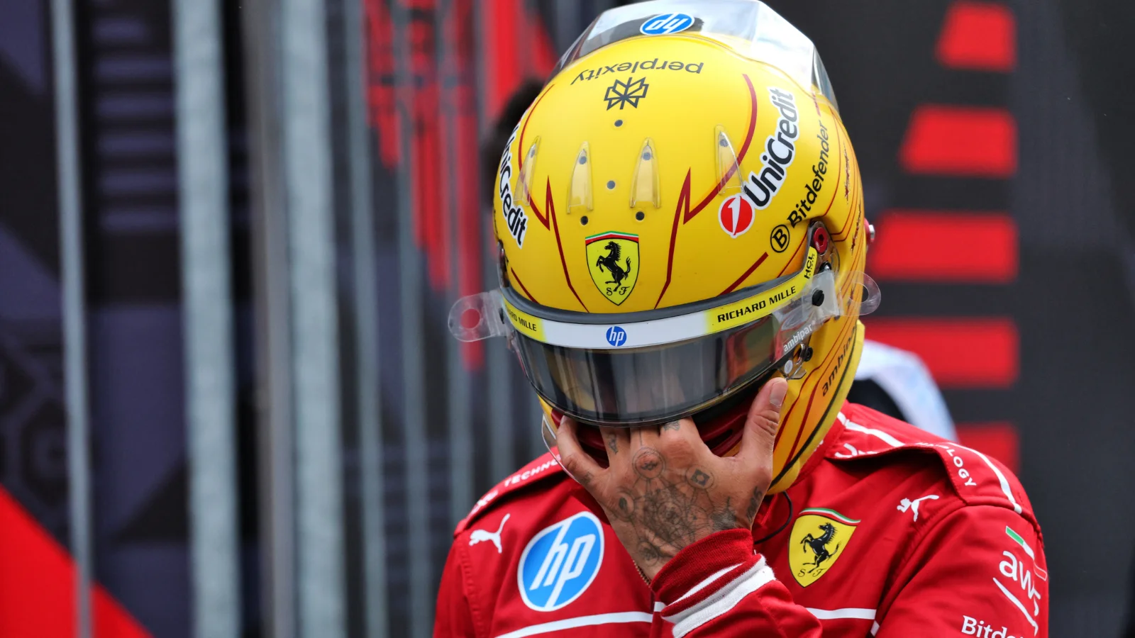 Lewis Hamilton Calls Baku Struggles ‘Such a Pain in the Ass’ 2 Lewis Hamilton during qualifying at the Azerbaijan Grand Prix in Baku