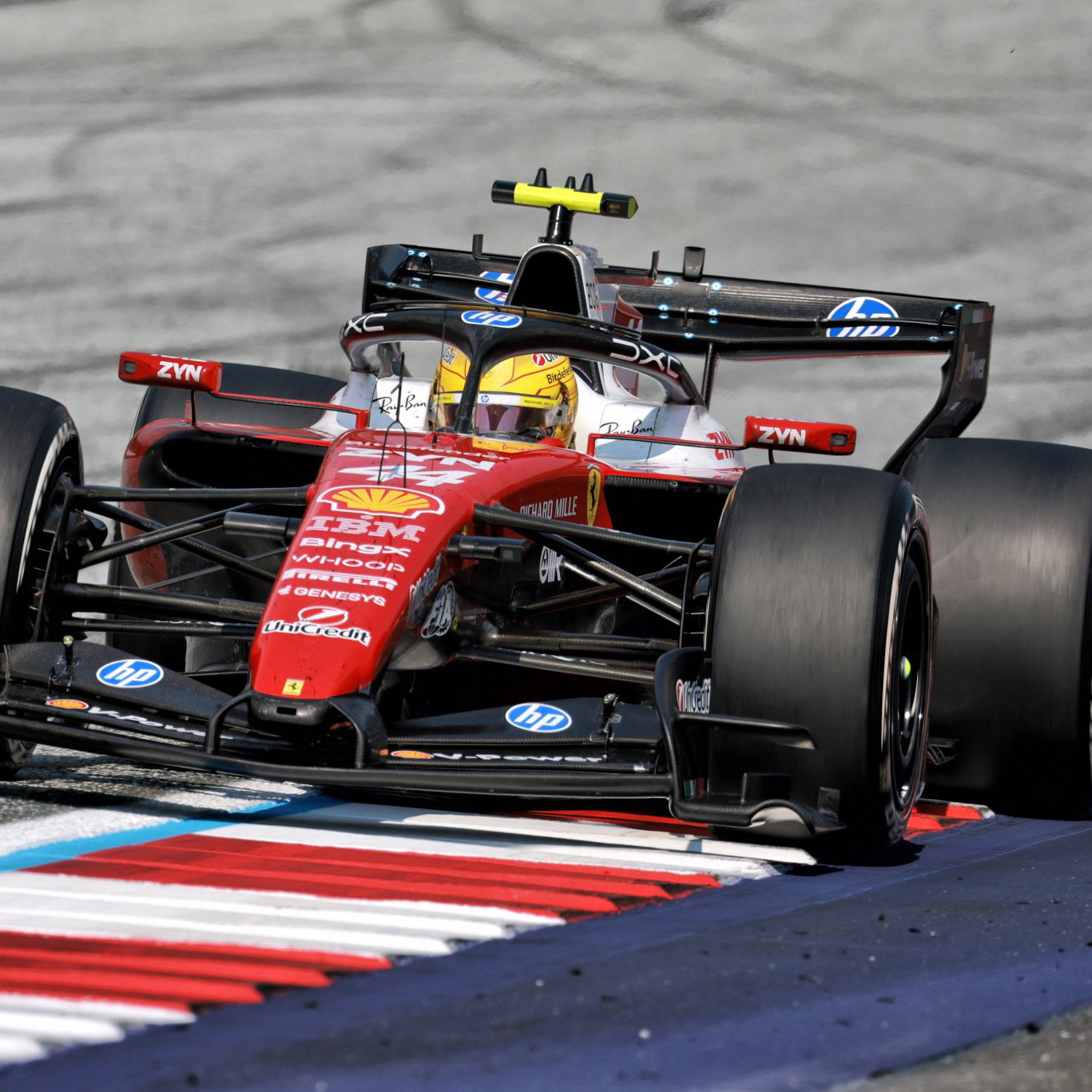 Lewis Hamilton Raises Alarm Over Growing Ferrari Gap 2 Lewis Hamilton assesses Ferrari’s straight-line pace during Italian GP practice at Monza