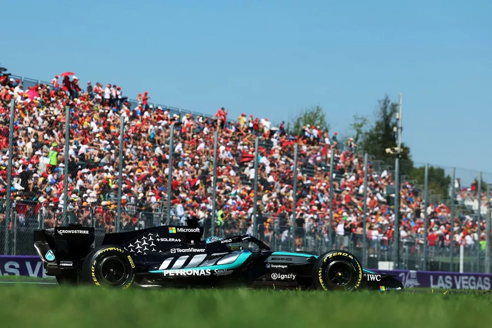 George Russell Stands Firm on Italian GP Despite Practice Edge 3 Russell heads the timesheets as Ferrari chases in FP2 at Monza